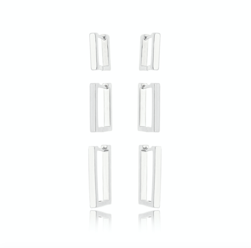 Modern Trio Earrings