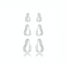 Load image into Gallery viewer, Diamond Trio Earrings
