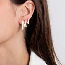 Load image into Gallery viewer, Modern Trio Earrings
