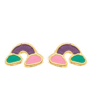 Load image into Gallery viewer, Small Rainbow Earrings
